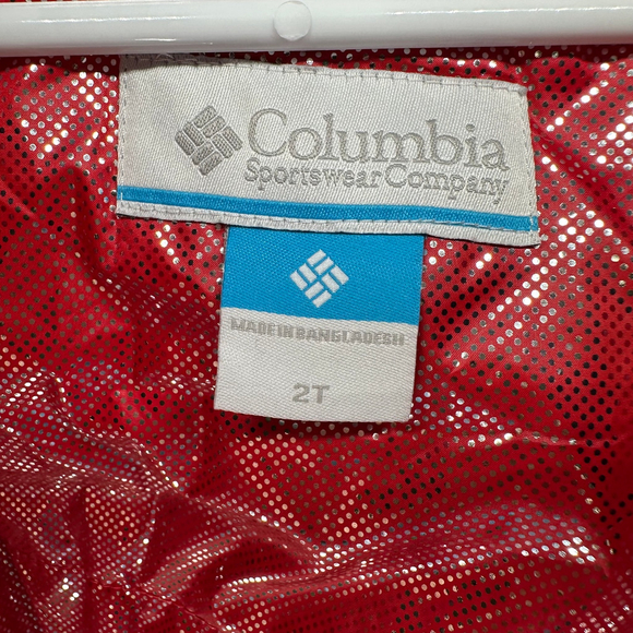 COLUMBIA Puffer Coat INSULATED Reflective SKI Zip Snow Jacket BOYS 2T Toddler - Picture 9 of 11